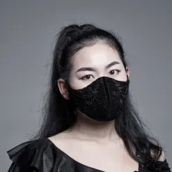 PUNK RAVE Masque Gothique En Velours 7 PUNK RAVE Masque Gothique En Velours -Vêtements Gothiques 2608039064202503580502305 900