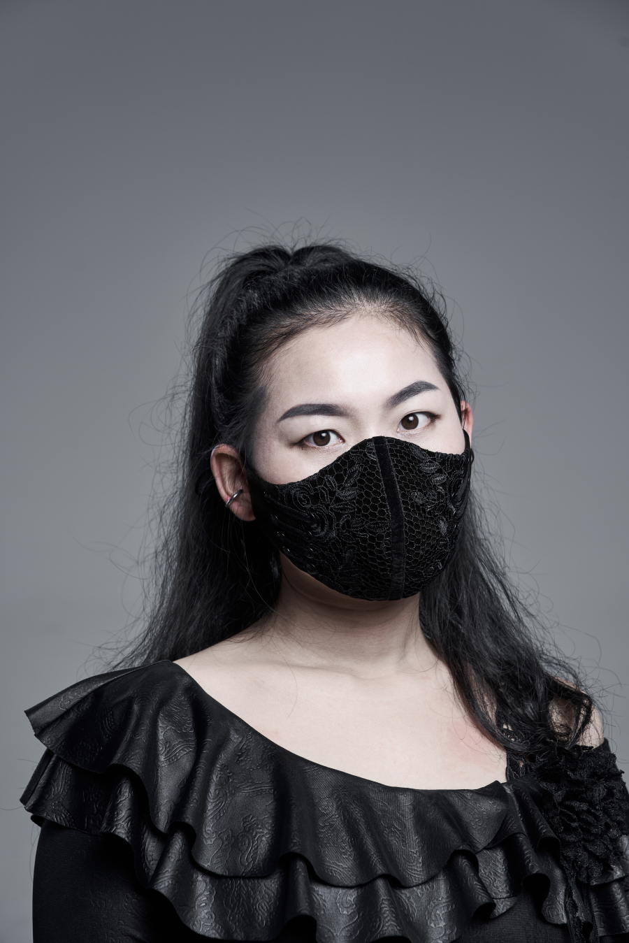 PUNK RAVE Masque Gothique En Velours 4 PUNK RAVE Masque Gothique En Velours – Image 2