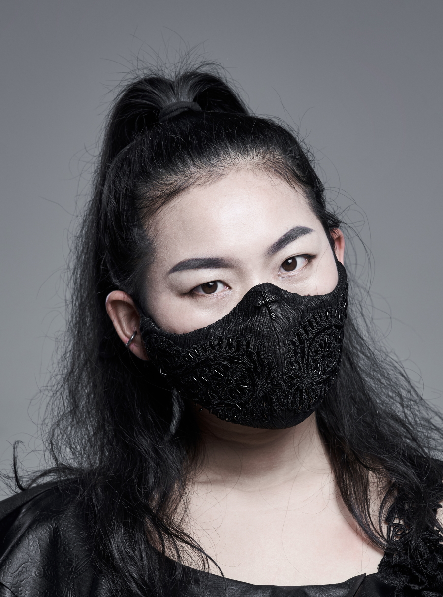 PUNK RAVE Masque Gothique En Tissu 6 PUNK RAVE Masque Gothique En Tissu – Image 4