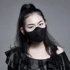 PUNK RAVE Masque Gothique En Tissu