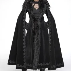 Long Manteau Gothique Punk Rave 'Goth Queen' 10 Long Manteau Gothique Punk Rave 'Goth Queen' -Vêtements Gothiques 2608039064202503580502440 900