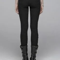 Pantalon Victorien PUNK RAVE 'lotus Noir' 10 Pantalon Victorien PUNK RAVE 'lotus Noir' -Vêtements Gothiques 2608039064202503580502763 900