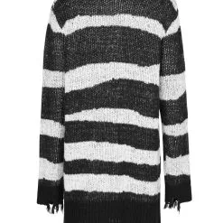 Pull Oversize PUNK RAVE 'white Moon' -Vêtements Gothiques 2608039064202503580502822 900