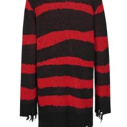 Pull Oversize PUNK RAVE 'red Moon' -Vêtements Gothiques 2608039064202503580502827 900