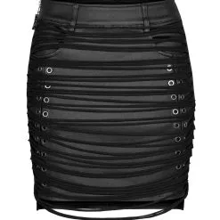 Jupe Look Cuir PUNK RAVE 'feronia' -Vêtements Gothiques 2608039064202503580502996 900
