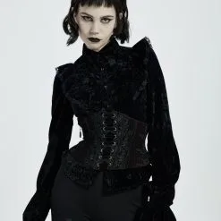 Serre-taille Romantique Bordeaux PUNK RAVE