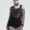 Haut Filet PUNK RAVE 'crazy Witch' -Vêtements Gothiques 2608039064202503580504277 900