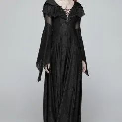 Longue Robe PUNK RAVE 'gothana' -Vêtements Gothiques 2608039064202503580505219 900