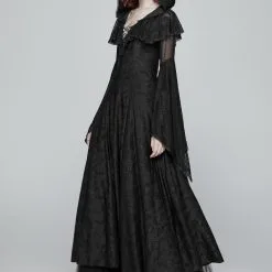 Longue Robe PUNK RAVE 'gothana' -Vêtements Gothiques 2608039064202503580505309 900