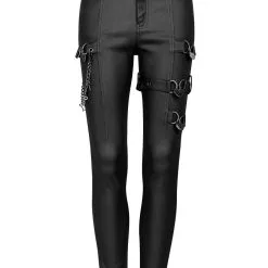 Pantalon Femme PUNK RAVE 'coeur Noir' 13 Pantalon Femme PUNK RAVE 'coeur Noir' -Vêtements Gothiques 2608039064202503580505404 900