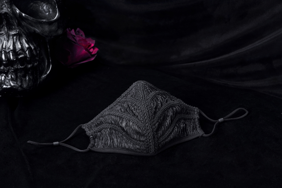 PUNK RAVE Masque Gothique En Tissu 5 PUNK RAVE Masque Gothique En Tissu – Image 3