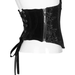Serre-taille Romantique Noir PUNK RAVE -Vêtements Gothiques 2608039064202503580505689 900