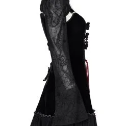 Robe 2 En 1 PUNK RAVE 'Wilgefortis' -Vêtements Gothiques 2608039064202503580507411 900