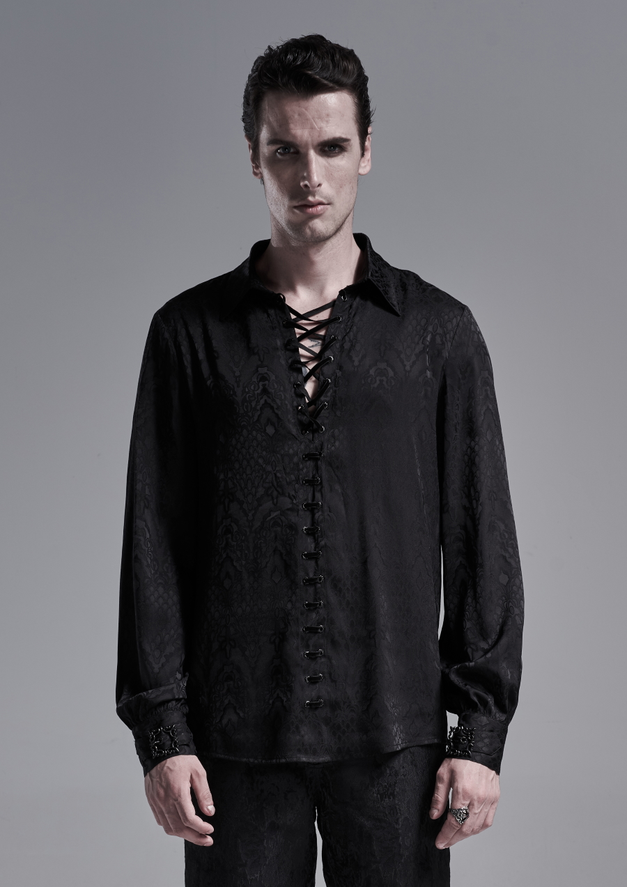 Chemise PUNK RAVE 'ebrimud Black' 3 Chemise PUNK RAVE 'ebrimud Black'