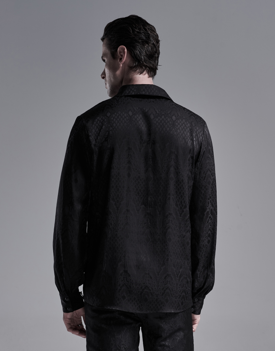 Chemise PUNK RAVE 'ebrimud Black' 4 Chemise PUNK RAVE 'ebrimud Black' – Image 2