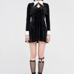 Robe PUNK RAVE 'wednesday Evening' -Vêtements Gothiques 2608039064202503580509165 900
