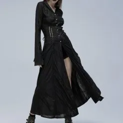 Longue Veste PUNK RAVE 'dark Vamp' -Vêtements Gothiques 2608039064202503580513003 900