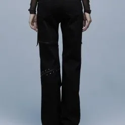 Pantalon Baggy PUNK RAVE 'Adallia' -Vêtements Gothiques 2608039064202503580514205 900