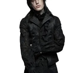 Gilet Jacquard Sans Manches PUNK RAVE -Vêtements Gothiques 2608039064202503580518343 900