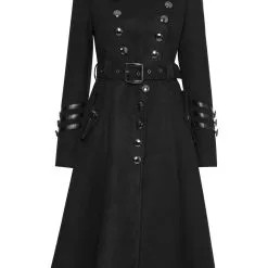 Manteau Femme PUNK RAVE 'miss Sergent' -Vêtements Gothiques 2608039064304462440500208 900