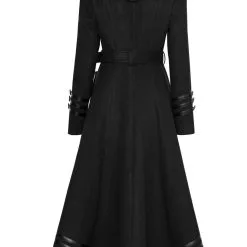 Manteau Femme PUNK RAVE 'miss Sergent' -Vêtements Gothiques 2608039064304462440500214 900