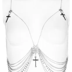 Collier PUNK RAVE 'gothic Cross' -Vêtements Gothiques 2641021629215172025035805000898 copie 900
