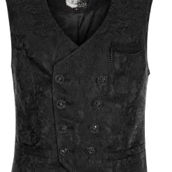 Vêtements Gothiques 31 Gilet Brocarde Sans Manches PUNK RAVE