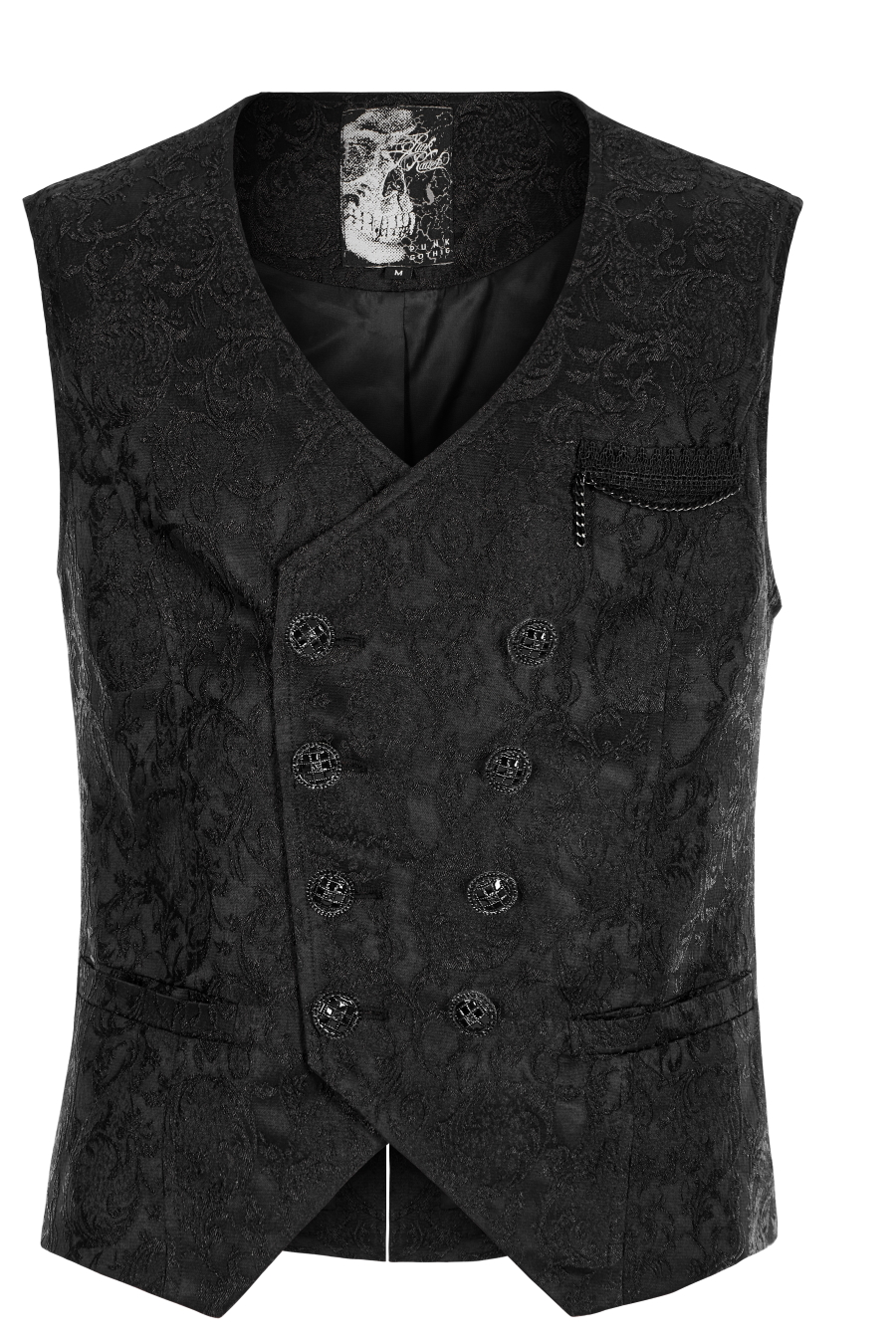 Gilet Brocarde Sans Manches PUNK RAVE 3 Gilet Brocarde Sans Manches PUNK RAVE