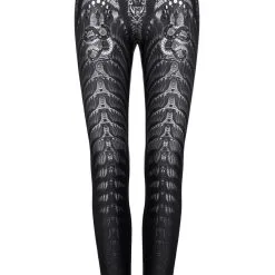 Leggings Imprimé PUNK RAVE 'skeleton' -Vêtements Gothiques 264102162921517202503580500411 900
