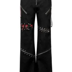 Pantalon Baggy PUNK RAVE 'Adallia' -Vêtements Gothiques 264102162921517202503580500449 900