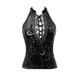 Top DEVIL FASHION 'black Moon' -Vêtements Gothiques 274913875412 900