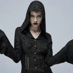 Longue Veste PUNK RAVE 'dark Vamp' -Vêtements Gothiques 280232525322270652922608039064202503580513026 900