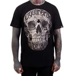 T-shirt LIQUOR BRAND 'live Fast Die'