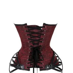 DISCOBOLE Corset Rouge 'dominatrix' -Vêtements Gothiques 419 900