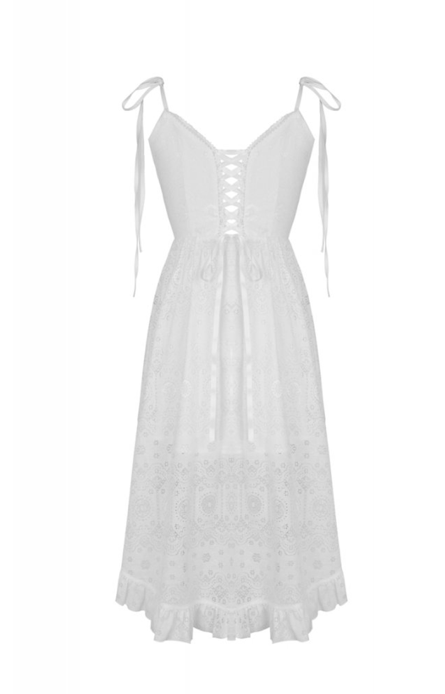 Robe Gothique Blanche DARK IN LOVE 'Aeriel' 8 Robe Gothique Blanche DARK IN LOVE 'Aeriel' – Image 6