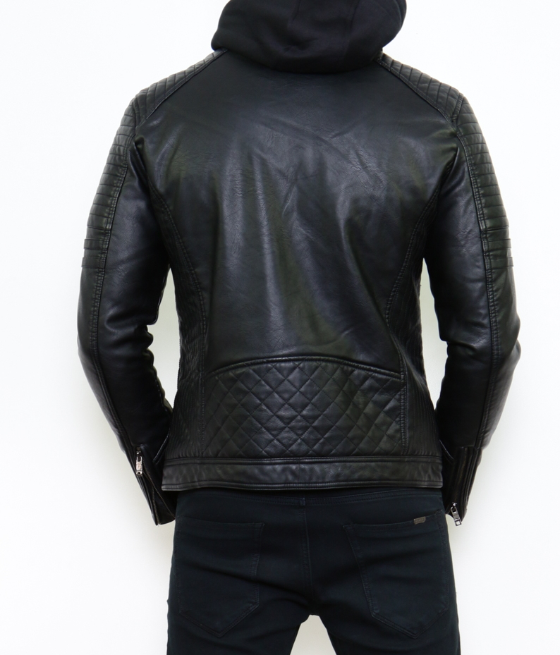 DISCOBOLE Blouson Rock En Simili Cuir 5 DISCOBOLE Blouson Rock En Simili Cuir – Image 3