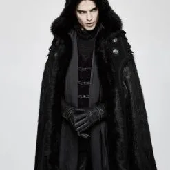 PUNK RAVE Cape Gothique 'Jon Snow' -Vêtements Gothiques 501942 900