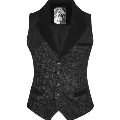 Vêtements Gothiques 21 PUNK RAVE Gilet Gothique Aristocrate 'baronas'