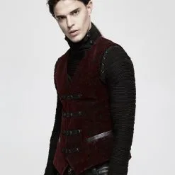 Gilet Gothique Sans Manches PUNK RAVE 11 Gilet Gothique Sans Manches PUNK RAVE -Vêtements Gothiques 526376300072716903623 900