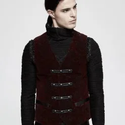 Gilet Gothique Sans Manches PUNK RAVE 10 Gilet Gothique Sans Manches PUNK RAVE -Vêtements Gothiques 526376300072716903627 900