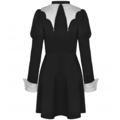 Robe Noire Et Blanche DARK IN LOVE 'bat' 12 Robe Noire Et Blanche DARK IN LOVE 'bat' -Vêtements Gothiques 664x100022 900