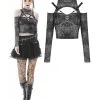 Crop Top DARK IN LOVE 'skull'