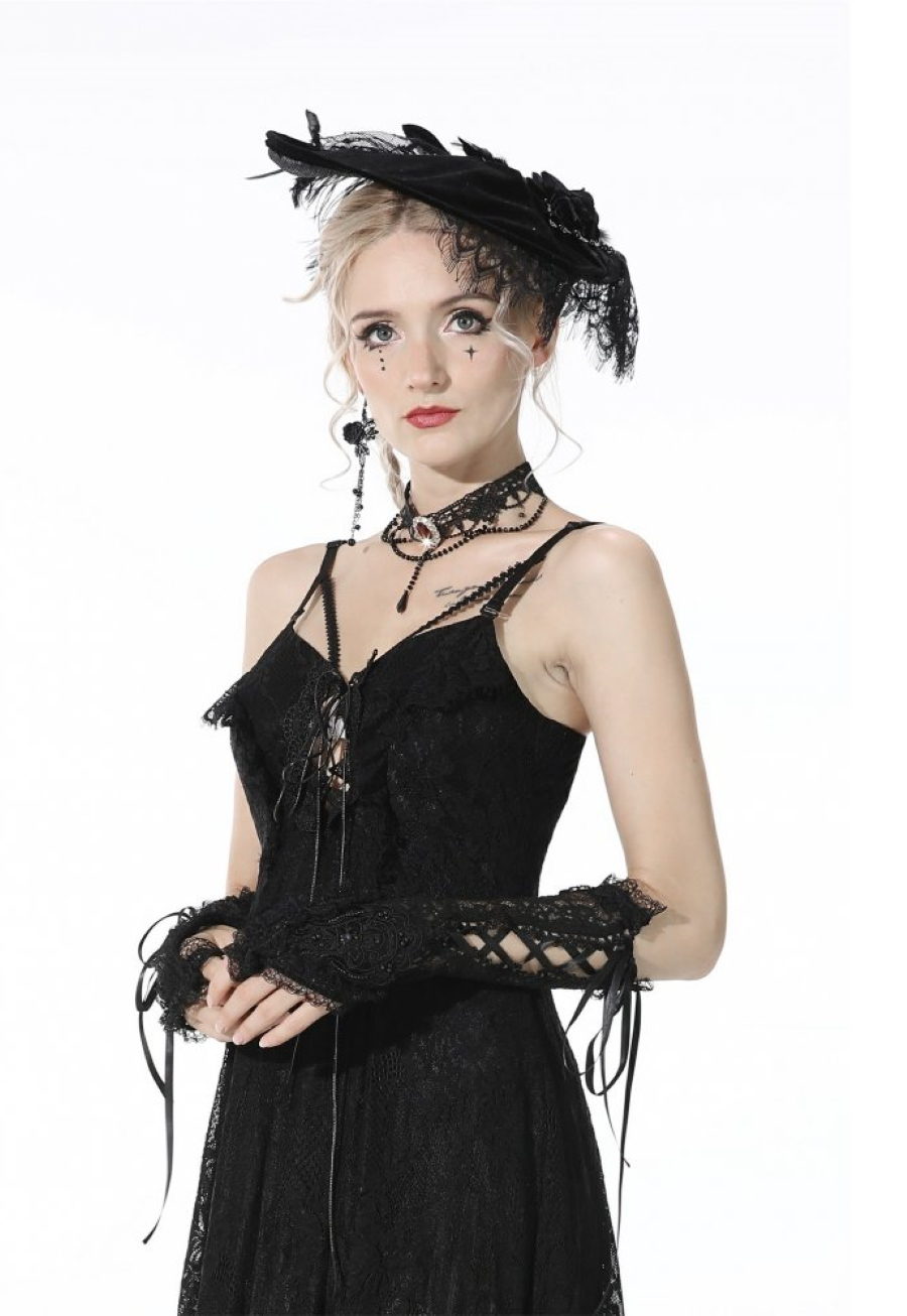 Mitaines Gothiques Romantiques DARK IN LOVE 4 Mitaines Gothiques Romantiques DARK IN LOVE – Image 2