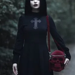 Robe Manches Longues KILLSTAR 'crossed Out' -Vêtements Gothiques 69363902 348264876059112 7013170799244640341 n 900