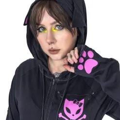 Heartless Veste Emo Zippée BYE BYE KITTY -Vêtements Gothiques 7287361208365 2 30a6fec7 2a0f 4df1 8fb1 19cd42bc4a21 900