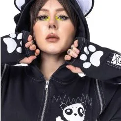 Heartless Veste Emo Zippée KILLER PANDA -Vêtements Gothiques 7287373758509 2 9b963edf 391b 42dd 85e2 9ba653cb44fe 900