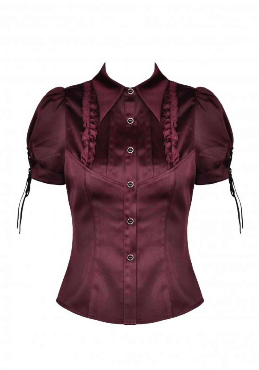 Chemisier Bordeaux DARK IN LOVE 3 Chemisier Bordeaux DARK IN LOVE