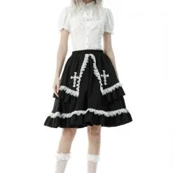 Chemisier Blanc DARK IN LOVE -Vêtements Gothiques 7c8a07baf209007e7820f99a970f34b6image666x1000 900