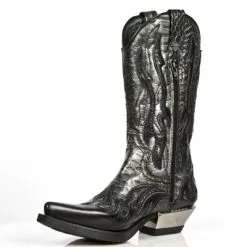 Santiags Cuir NEW ROCK M.7921-C14 -Vêtements Gothiques 80