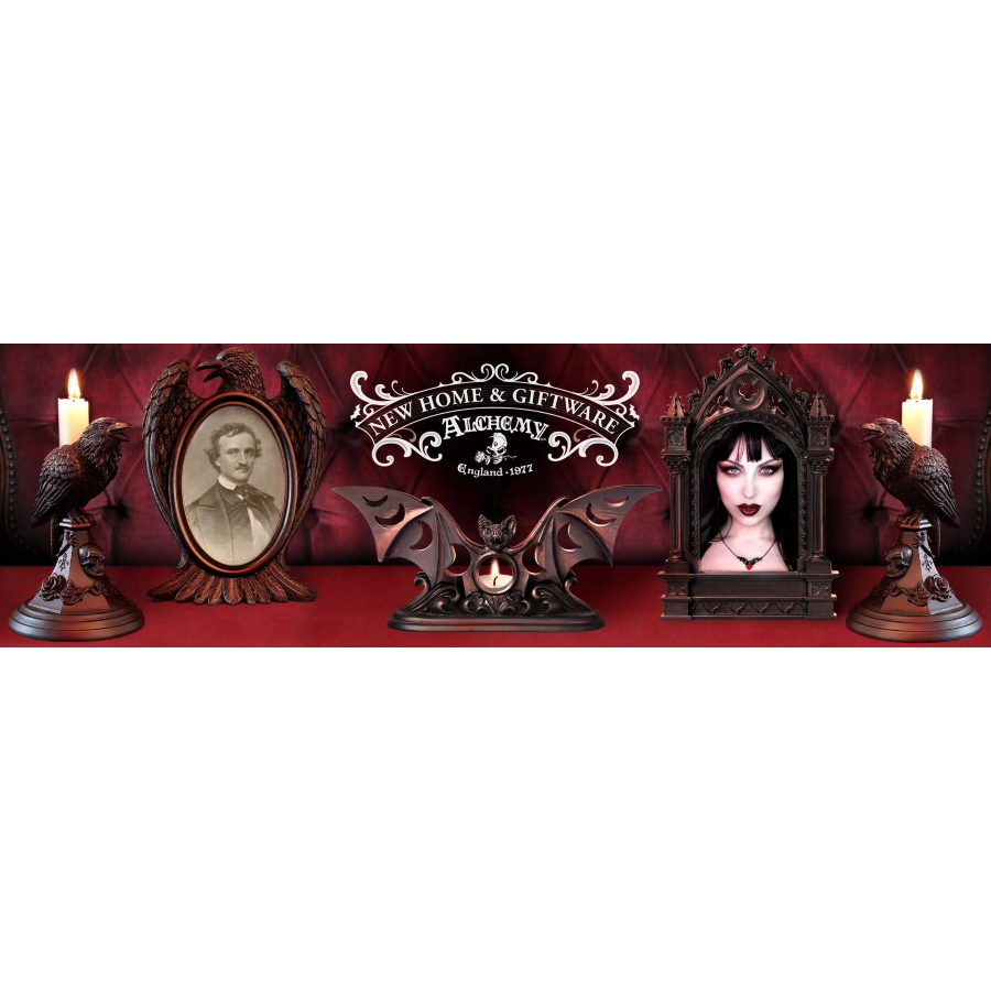 Miroir De Coiffeuse ALCHEMY GOTHIC 'black Rose' 4 Miroir De Coiffeuse ALCHEMY GOTHIC 'black Rose' – Image 2